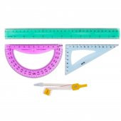 Ark Kırılmaz Çizim Set Flexible Drawing Set 4 Parça Kod:6000 - 1