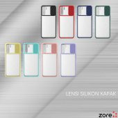 Oppo A91 Kılıf Zore Lensi Sürgülü Kamera Koruyucu Kılıf - 10
