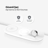 ttec SmartCharger Air+ iPhone+Apple Watch+AirPods Kablosuz Hızlı Şarj Aleti ve PD 20W Seyahat Şarj Aleti thumbnail 4