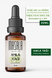 Masala Amla Saç Bakım Yağı 20 ml. Soğuk Pres (Gooseberry Carrier Oil) Bektaşi Üzümü thumbnail 1