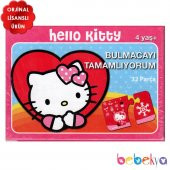 Hello Kitty Eşleştirme Yapboz Kartları 32 Parçalı Puzzle - 1