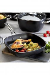 Schafer Gastronomıe Master Granit Ind.tava -24cm -siyah - 6