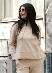 The Mia Mage Sweatshirt Taş M - 2