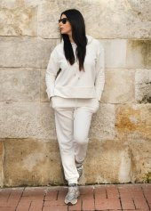 The Mia Mage Sweatshirt Krem S - 1