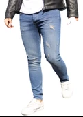 Hacker S 1000-638 Erkek Denim Tom Lazer Tırnaklı Slim Likralı Kot Pantolon thumbnail 2