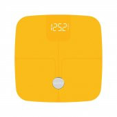 Nautica Classic Collection Plus Vücut Analizli Akıllı Bluetooth Tartı Baskül Sarı - 2