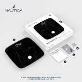 Nautica Marble Collection Plus Vücut Analizli Akıllı Bluetooth Tartı Baskül Siyah thumbnail 6