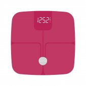 Nautica Classic Collection Plus Vücut Analizli Akıllı Bluetooth Tartı Baskül Kırmızı - 2