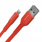 Nautica C40 Lightning to USB-A 12W Hızlı Şarj ve Data Kablosu 2.1M Kırmızı - 1