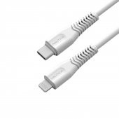 Nautica C100 USB-C to Lightning PD 18W Hızlı Şarj ve Data Kablosu 1.2 Metre Beyaz - 1