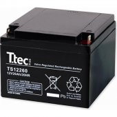 Ttec 12V 26A Bakımsız Kuru Akü - 1
