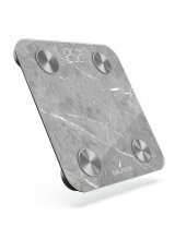 Nautica Marble Collection Vücut Analizli Akıllı Bluetooth Tartı Baskül Gri thumbnail 3