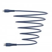 Nautica C100  USB-C to Lightning PD 18W Hızlı Şarj ve Data Kablosu 1.2 Metre Navy - 2