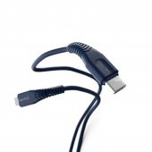 Nautica C100  USB-C to Lightning PD 18W Hızlı Şarj ve Data Kablosu 1.2 Metre Navy - 3