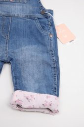 Kot Salopet Gömlek Kız Bebek Çocuk Bayramlık 2'li Takım 13854 - 4