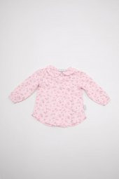 Kot Salopet Gömlek Kız Bebek Çocuk Bayramlık 2'li Takım 13854 - 6