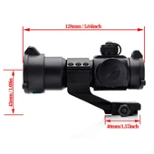 Spike M3 Taktikal Çift Renk Noktalı Nişangah Reddot thumbnail 4