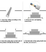 KDL107 5W YUVARLAK COB LED BEYAZ SPOT thumbnail 6