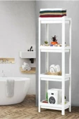 Shelf 3 Katlı  Raf Ünitesi -  Mutfak - Banyo  Depolama Rafı thumbnail 1