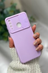 Huawei P30 Lite Uyumlu Kamera Koruma Slider Kapaklı Silikonlu Telefon Kılıfı thumbnail 2
