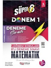 NİTELİK 8.SINIF 1.DÖNEM SÜPER MATEMATİK 8Lİ DENEME SINAVI - 1