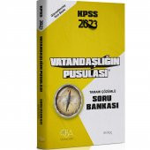 CBA Yayınları 2023 KPSS Vatandaşlık Vatandaşlığın Pusulası Soru Bankası Çözümlü - Ali Koç CBA Yayınları - 2