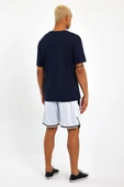 Süperlife Erkek Bisiklet Yaka Oversize Fit Baskılı Tişort spr23TS001 - 9