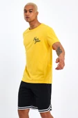 Süperlife Erkek Bisiklet Yaka Oversize Fit Baskılı Tişort spr23TS001 - 5