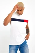 Süperlife Erkek Bisiklet Yaka Regular Fit Garnili Tişort SPR23AT346 - 6