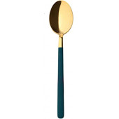 Jumbo Paint Mat Green Gold 6 Kişilik 24 Parça Tatlı Çatal Kaşık Bıçak Takımı - 7
