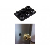 G314  KAPI KULPU ÇARPMA ÖNLEYİCİ TAMPON 6 LI SET 2X2X1CM - 1