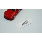 Porsche 4 Bagaj Yazı Logo Parlak Krom Renk Orjinal Ürün - 2