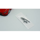 Porsche 4 Bagaj Yazı Logo Parlak Krom Renk Orjinal Ürün - 3