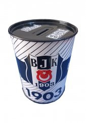 Beşiktaş Metal Kumbara Orta Boy Orjinal Lisanslı 1 Adet Bjk Kumbara Taraftar Kumbara Kara Kartal 12x9 cm - 1