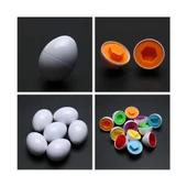 İlk Yapbozum Eğitici Bebek Oyuncağı Yumurta Bultak Eşleştirme Serisi-1 - 1