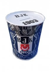 Beşiktaş Metal Kumbara Orta Boy Orjinal Lisanslı 1 Adet Bjk Kumbara Taraftar Kumbara Kara Kartal 12x9 cm - 1