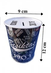 Beşiktaş Metal Kumbara Orta Boy Orjinal Lisanslı 1 Adet Bjk Kumbara Taraftar Kumbara Kara Kartal 12x9 cm - 2