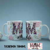 Anne Temalı Yazılı Özel Tasarım Tam Tur Baskılı Kupa Bardak Hediye Çay-Kahve Bardağı Anneler Günü thumbnail 1