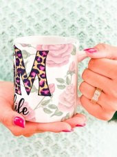 Anne Temalı Yazılı Özel Tasarım Tam Tur Baskılı Kupa Bardak Hediye Çay-Kahve Bardağı Anneler Günü thumbnail 3