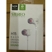 LİNK TECH STETREO KABLOLU MİKROFONLU KULAK İÇİ KULAKLIK EXTRA BASS - 1