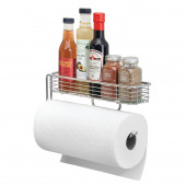 44800ES KAĞIT HAVLULUK VE MALZEME SEPETİ BİRARADA TEZGAH ALTI VE DUVAR MONTAJLI 30x8x13cm - 2