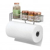 44800ES KAĞIT HAVLULUK VE MALZEME SEPETİ BİRARADA TEZGAH ALTI VE DUVAR MONTAJLI 30x8x13cm - 6