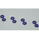 Hyundai Logo Jant Torpido Direksiyon 11mm Damla Sticker Logo Seti thumbnail 3