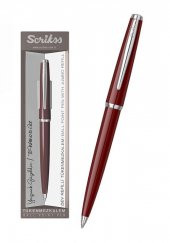 33 Tükenmez Kalem Bordo Kutulu 1 Adet Bordo Vingate Roller Tükenmez Kalem Özel Kutulu - 1