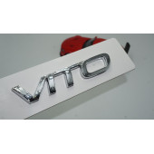 Mercedes Benz ViTO W447 W448 Krom ABS 3M 3D Bagaj Logo Amblem - 1