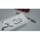 Audi A3 35 TFSi Krom ABS 3M 3D Bagaj Yazı Logo Orjinal Ürün - 1