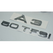Audi A3 50 TFSi Krom ABS 3M 3D Bagaj Yazı Logo Orjinal Ürün - 3