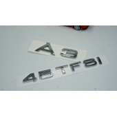 Audi A3 45 TFSi Krom ABS 3M 3D Bagaj Yazı Logo Orjinal Ürün - 2