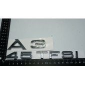Audi A3 45 TFSi Krom ABS 3M 3D Bagaj Yazı Logo Orjinal Ürün - 4