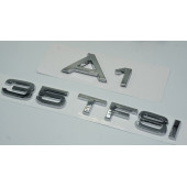 Audi A1 35 TFSi Krom ABS 3M 3D Bagaj Yazı Logo Orjinal Ürün - 3